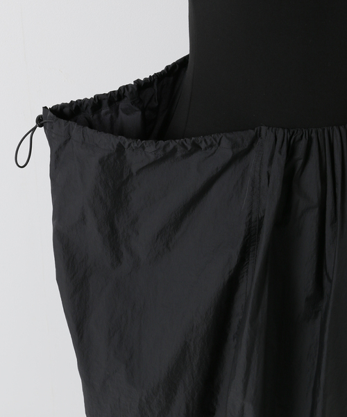 アモーメント ロングワンピース ノースリーブ シアージャージー ブラック 黒 0 AMOMENTO（アモーメント）の「AMOMENTO/シアーノースリーブ