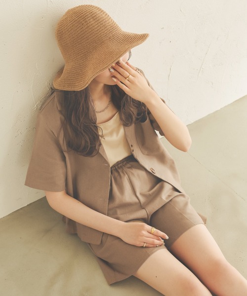 Ambre Neige（アンブルネージュ）の「リネンセットアップ／【WEB/EC限定商品】（セットアップ・レディース・ベージュ/ナチュラル/モカ・FREE）」の10枚目の写真