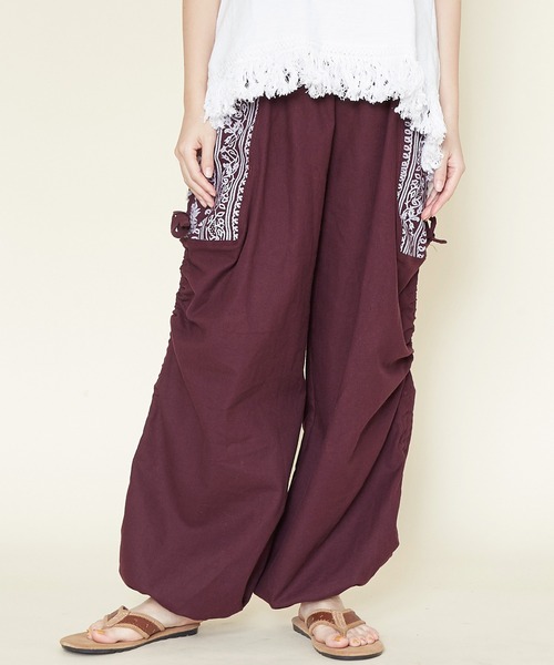 チャイハネ(チャイハネ)の「【チャイハネ】エスカMEN'Sパンツ(その他パンツ・メンズ・ブラック/パープル/カーキ・FREE)」の3枚目の写真