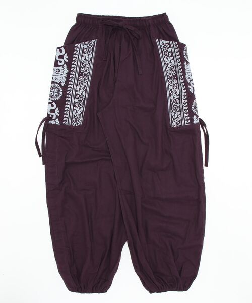 チャイハネ(チャイハネ)の「【チャイハネ】エスカMEN'Sパンツ(その他パンツ・メンズ・ブラック/パープル/カーキ・FREE)」の4枚目の写真