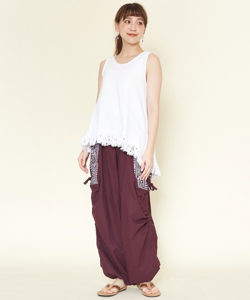 チャイハネ(チャイハネ)の「【チャイハネ】エスカMEN'Sパンツ(その他パンツ・メンズ・ブラック/パープル/カーキ・FREE)」の6枚目の写真