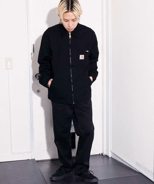 Carhartt WIP(カーハートダブリューアイピー)の「Carhartt WIP/カーハートダブリューアイピー DETROIT JACKET デトロイトジャケット(ブルゾン・メンズ・ネイビー/ブラック・M/L/S/XL/XS)」の3枚目の写真