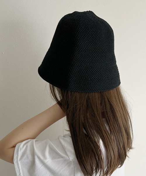 at12:03（アットイチニーゼロサン）の「メッシュバケットハット（ハット・レディース・ホワイト/ブラウン/ブラック・FREE）」の6枚目の写真