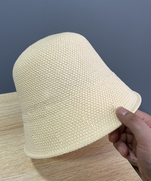 at12:03（アットイチニーゼロサン）の「メッシュバケットハット（ハット・レディース・ホワイト/ブラウン/ブラック・FREE）」の10枚目の写真