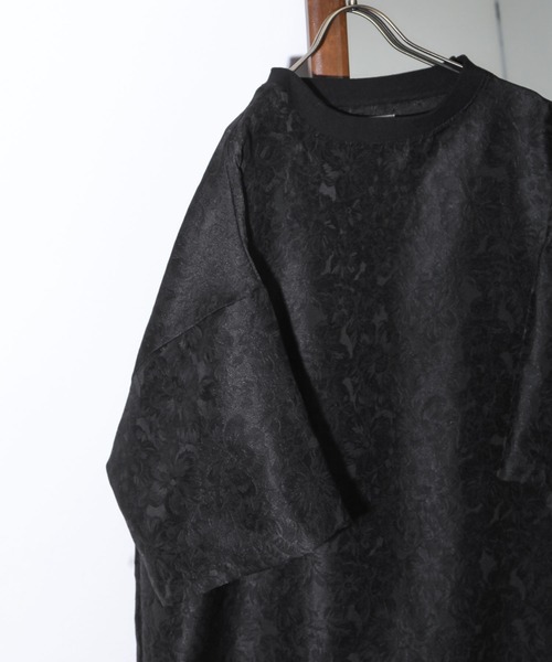 NILWAY(ニルウェイ)の「フラワージャガードプルオーバー(Tシャツ/カットソー・メンズ・ライトグレー/ブラック/グレイッシュベージュ・MEDIUM/LARGE)」の12枚目の写真