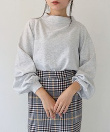 【shemoshelly】WEB限定サスティナブルモックネックニット