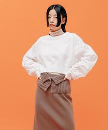 CITEN | ＜CITEN＞ソデシャーリング クロップド Tシャツ(Tシャツ/カットソー)