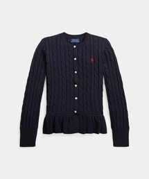 上質ピマコットン✨️ポロラルフローレン 大人の洗練ニットカーディガン❁アイボリー カーディガン ラルフローレン 通販 | 三越伊勢丹オンライン