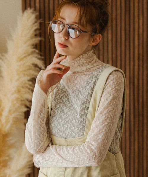 Crisp(クリスプ)の「フラワーチュールメロウTシャツ(Tシャツ/カットソー・レディース・アイボリー・FREE)」の1枚目の写真