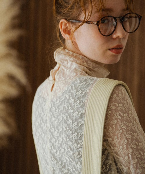 Crisp(クリスプ)の「フラワーチュールメロウTシャツ(Tシャツ/カットソー・レディース・アイボリー・FREE)」の10枚目の写真