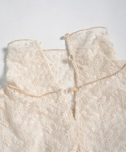 Crisp(クリスプ)の「フラワーチュールメロウTシャツ(Tシャツ/カットソー・レディース・アイボリー・FREE)」の17枚目の写真