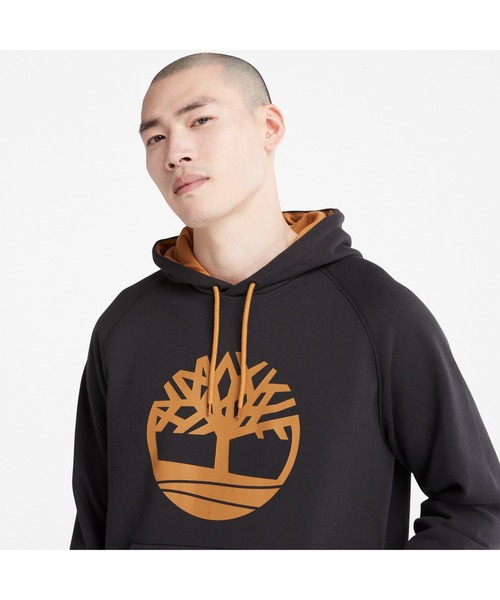 セール】メンズ オイスター リバー ツリーロゴ フーディー