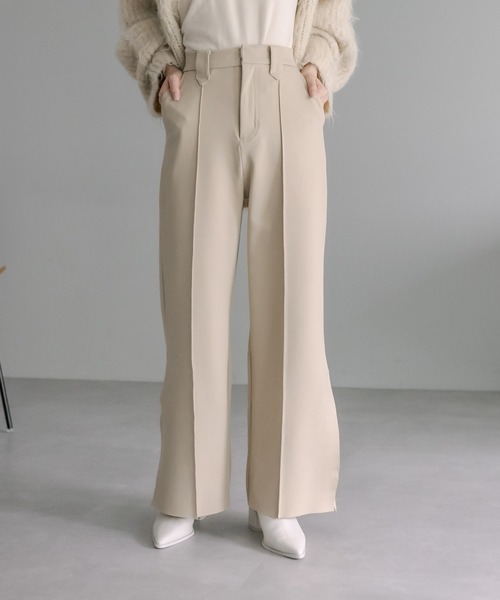 mystic(ミスティック)の「【サイズ展開あり】カットワイドパンツ(その他パンツ・レディース・ブラック/ベージュ/オフホワイト・1/2)」の17枚目の写真