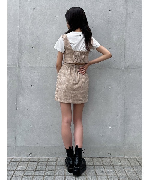ENVYM（アンビー）の「ツイードビスチェ（その他トップス・レディース・ブラック/ベージュ・FREE）」の20枚目の写真
