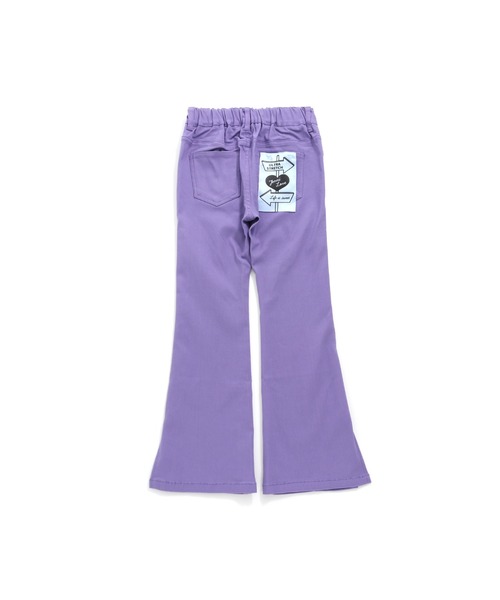 JENNI love（ジェニィラブ）の「美脚ウルトラストレッチフレアパンツ（その他パンツ・キッズ・ラベンダー/ブラック/チェック/サックスブルー・150cm/130cm/160cm/140cm）」の9枚目の写真