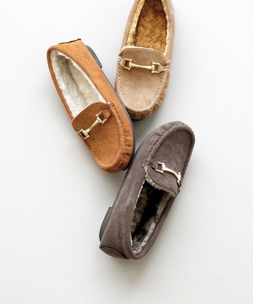 mooimooi（モーイモーイ）の「撥水 ビットモカシン（モカシン/デッキシューズ・レディース・チャコールグレー/ブラック/キャメル/グレイッシュベージュ/ダークブラウン/ブラック系その他・LL/3L/S/M/L/XS/4L）」の20枚目の写真