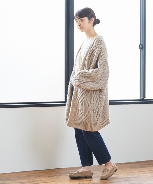 mooimooi（モーイモーイ）の「撥水 ビットモカシン（モカシン/デッキシューズ・レディース・チャコールグレー/ブラック/キャメル/グレイッシュベージュ/ダークブラウン/ブラック系その他・LL/3L/S/M/L/XS/4L）」の12枚目の写真