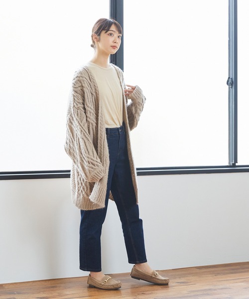 mooimooi（モーイモーイ）の「撥水 ビットモカシン（モカシン/デッキシューズ・レディース・チャコールグレー/ブラック/キャメル/グレイッシュベージュ/ダークブラウン/ブラック系その他・LL/3L/S/M/L/XS/4L）」の16枚目の写真