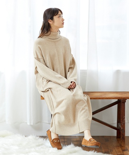 mooimooi（モーイモーイ）の「撥水 ビットモカシン（モカシン/デッキシューズ・レディース・チャコールグレー/ブラック/キャメル/グレイッシュベージュ/ダークブラウン/ブラック系その他・LL/3L/S/M/L/XS/4L）」の13枚目の写真