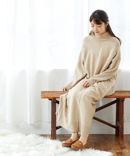 mooimooi（モーイモーイ）の「撥水 ビットモカシン（モカシン/デッキシューズ・レディース・チャコールグレー/ブラック/キャメル/グレイッシュベージュ/ダークブラウン/ブラック系その他・LL/3L/S/M/L/XS/4L）」の17枚目の写真