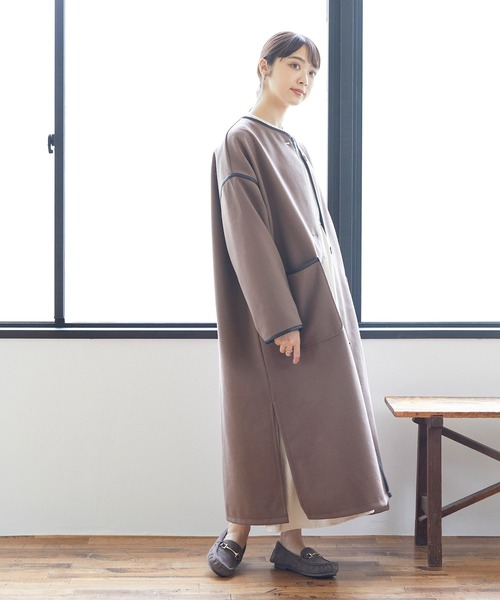 mooimooi（モーイモーイ）の「撥水 ビットモカシン（モカシン/デッキシューズ・レディース・チャコールグレー/ブラック/キャメル/グレイッシュベージュ/ダークブラウン/ブラック系その他・LL/3L/S/M/L/XS/4L）」の14枚目の写真