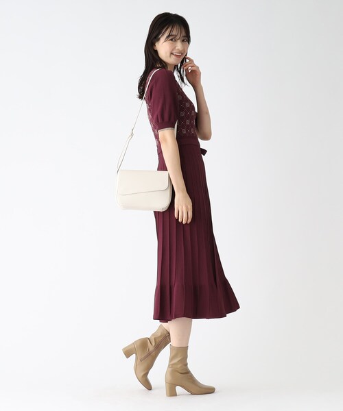 index(インデックス)の「◆アシンメトリーフラップミニショルダーバッグ(ショルダーバッグ・レディース・ブラック/オフホワイト/イエロー・00)」の14枚目の写真