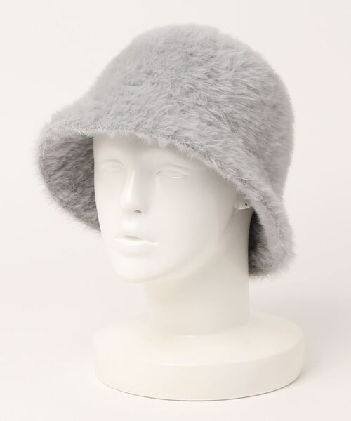 HONEYSUCKLE ROSE（ハニーサックルローズ）の「【HONEYSUCKLE ROSE】シャギーベルハット（ハット・レディース・ブラック/グレー・ONE SIZE）」の2枚目の写真