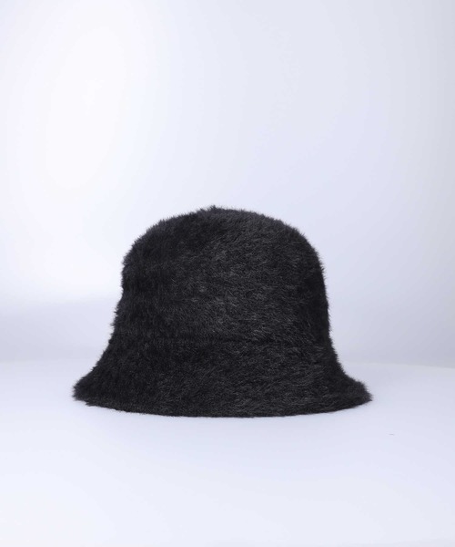 HONEYSUCKLE ROSE（ハニーサックルローズ）の「【HONEYSUCKLE ROSE】シャギーベルハット（ハット・レディース・ブラック/グレー・ONE SIZE）」の5枚目の写真