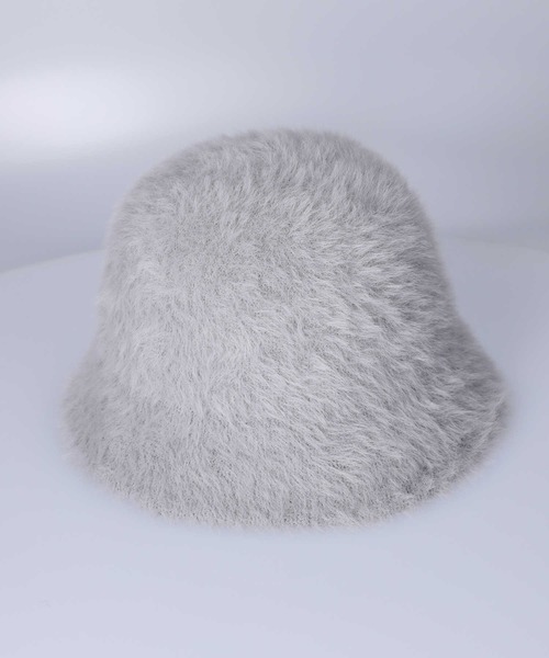 HONEYSUCKLE ROSE（ハニーサックルローズ）の「【HONEYSUCKLE ROSE】シャギーベルハット（ハット・レディース・ブラック/グレー・ONE SIZE）」の7枚目の写真