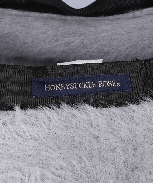 HONEYSUCKLE ROSE（ハニーサックルローズ）の「【HONEYSUCKLE ROSE】シャギーベルハット（ハット・レディース・ブラック/グレー・ONE SIZE）」の8枚目の写真