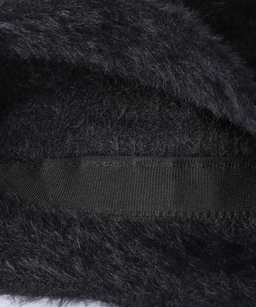 HONEYSUCKLE ROSE（ハニーサックルローズ）の「【HONEYSUCKLE ROSE】シャギーベルハット（ハット・レディース・ブラック/グレー・ONE SIZE）」の12枚目の写真