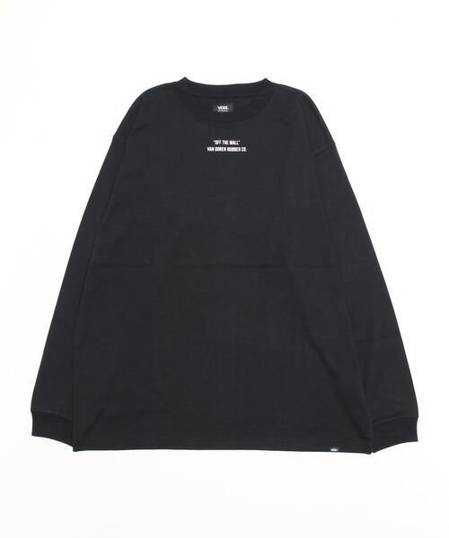 VANS(バンズ)の「VANS ヴァンズ M VANS LSTEE ロングスリーブ 122K1020340 BLACK(Tシャツ/カットソー・メンズ・ブラック・X-LARGE/SMALL/LARGE/MEDIUM)」の1枚目の写真