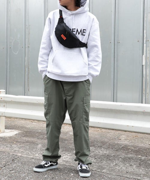 UNIVERSAL OVERALL（ユニバーサルオーバーオール）の「【UNIVERSAL OVERALL】スーベニアコットンウエストバッグ ウエストポーチ ヒップバッグ UVO-084（ボディバッグ/ウエストポーチ・メンズ・ホワイト/ブラック・FREE）」の16枚目の写真