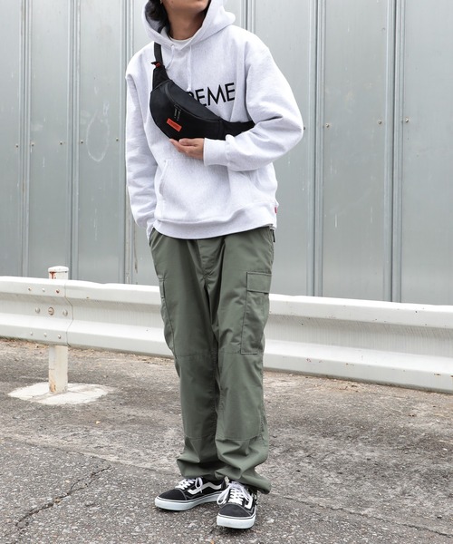 UNIVERSAL OVERALL（ユニバーサルオーバーオール）の「【UNIVERSAL OVERALL】スーベニアコットンウエストバッグ ウエストポーチ ヒップバッグ UVO-084（ボディバッグ/ウエストポーチ・メンズ・ホワイト/ブラック・FREE）」の15枚目の写真