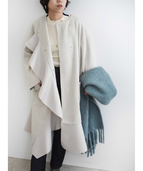 Eimee Law（エイミーロウ）の「ボンディングフリル ビーバーコート