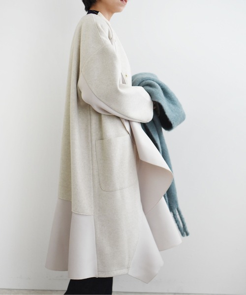 Eimee Law（エイミーロウ）の「ボンディングフリル ビーバーコート