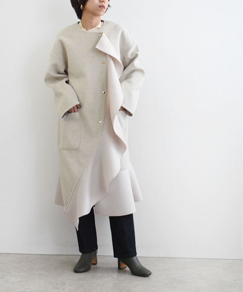 Eimee Law（エイミーロウ）の「ボンディングフリル ビーバーコート