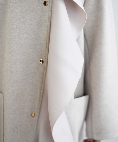 Eimee Law（エイミーロウ）の「ボンディングフリル ビーバーコート