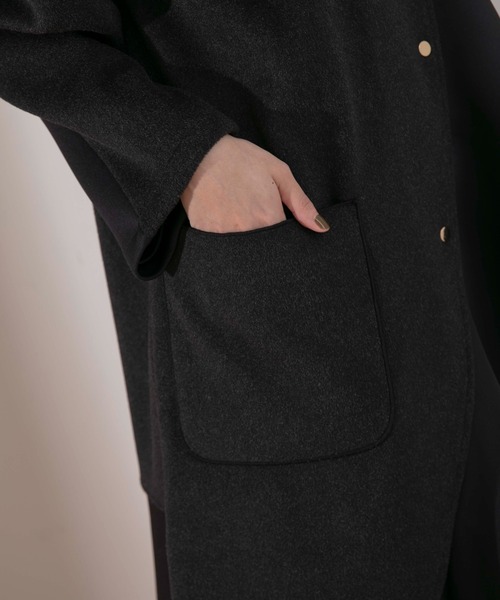 Eimee Law（エイミーロウ）の「ボンディングフリル ビーバーコート