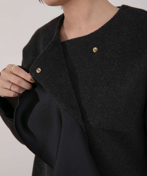 Eimee Law（エイミーロウ）の「ボンディングフリル ビーバーコート