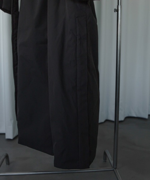 Ezick（エジック）の「Multi-use パディングロングコート（その他アウター・レディース・アイボリー/チャコールグレー・FREE）」の16枚目の写真