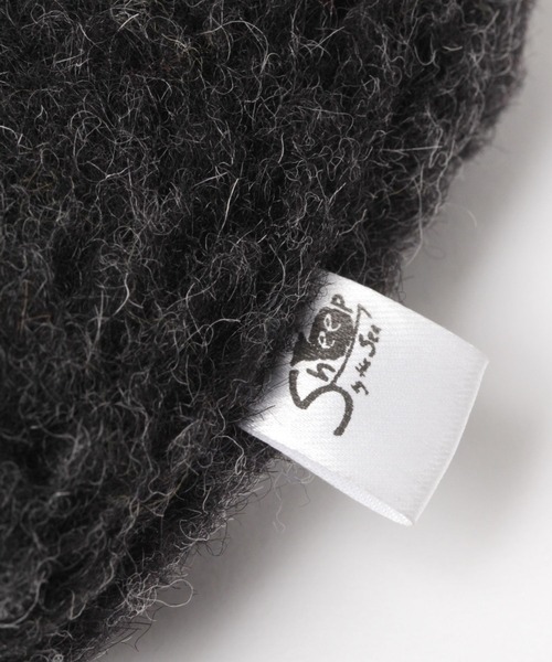 studio CLIP（スタディオクリップ）の「SHEEP BY THE SEA ワッチ（ニットキャップ/ビーニー・レディース・ブラック/ブラウン/ナチュラル・FREE）」の7枚目の写真