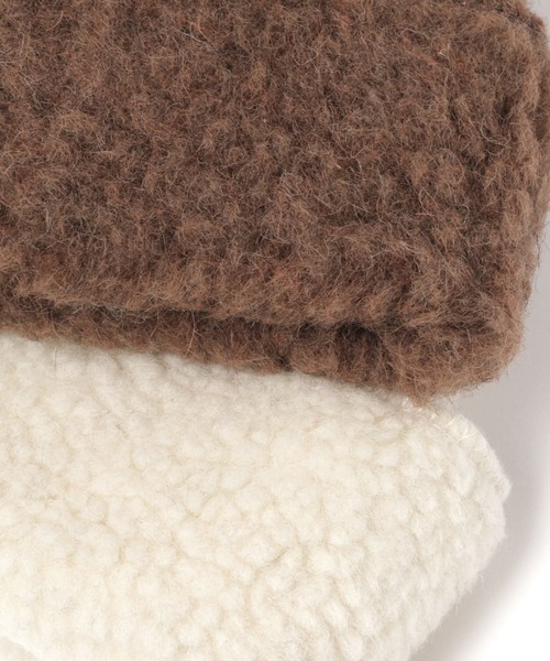studio CLIP（スタディオクリップ）の「SHEEP BY THE SEA ワッチ（ニットキャップ/ビーニー・レディース・ブラック/ブラウン/ナチュラル・FREE）」の9枚目の写真