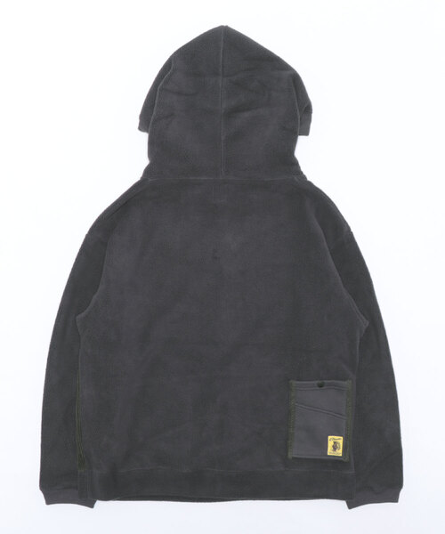 go slow caravan(ゴースローキャラバン)の「COBMASTER/コブマスター ソフトタッチ起毛 チューブフーディ(パーカー・メンズ・グリーン系その他/チャコールグレー/ライトベージュ・MEDIUM/LARGE/X-LARGE)」の15枚目の写真