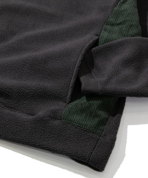 go slow caravan(ゴースローキャラバン)の「COBMASTER/コブマスター ソフトタッチ起毛 チューブフーディ(パーカー・メンズ・グリーン系その他/チャコールグレー/ライトベージュ・MEDIUM/LARGE/X-LARGE)」の7枚目の写真