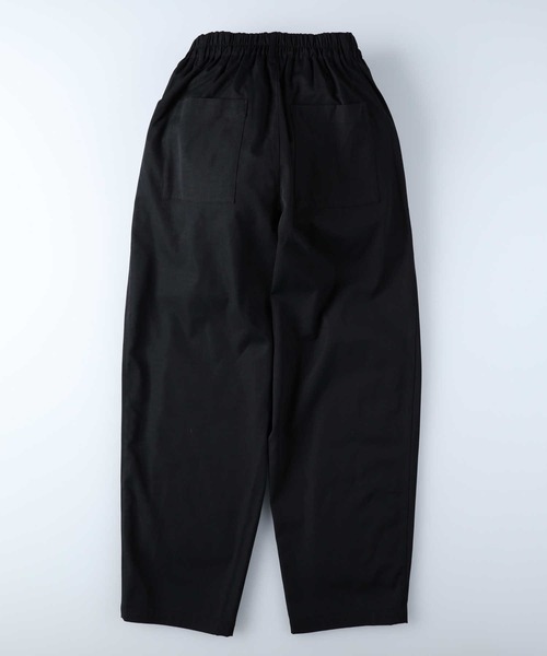 HONEYSUCKLE ROSE（ハニーサックルローズ）の「【HONEYSUCKLE ROSE】カラータックテーパードパンツ（スラックス・レディース・ブラック/ブルー/グレー/グリーン/オレンジ・L/M）」の6枚目の写真