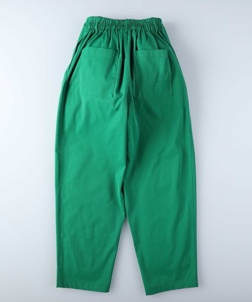 HONEYSUCKLE ROSE（ハニーサックルローズ）の「【HONEYSUCKLE ROSE】カラータックテーパードパンツ（スラックス・レディース・ブラック/ブルー/グレー/グリーン/オレンジ・L/M）」の8枚目の写真