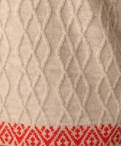 40ｃｔ＆525（フォーティーカラッツアンドゴーニーゴ）の「◆ハーフジップ プルオーバーニット（ニット/セーター・メンズ・マスタード/アイボリー・03/02）」の22枚目の写真