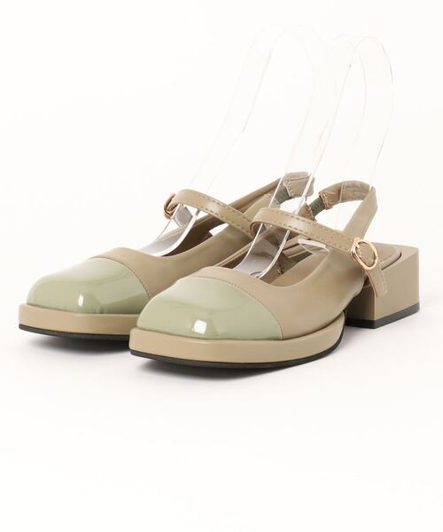 Burner(バーナー)の「【OKUOKU 0909】チャンキーヒール スクエアトゥ サンダル oku-shoes-678606310165-39(サンダル・レディース・D/B/C/A・36/39/37/35/38)」の10枚目の写真