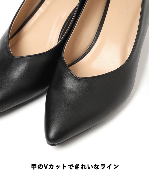 GLOBAL WORK（グローバルワーク）の「らくっション撥水ヒールパンプス/172715（パンプス・レディース・ベージュ/ネイビー/ブラック/ブラック系その他/シルバー/オフホワイト・SMALL/MEDIUM/LARGE/X-LARGE）」の16枚目の写真